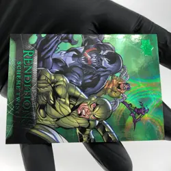 Marvel Card Venom 83 Green /399 Fleer Upper Deck Renditions [NM] - Image 5
