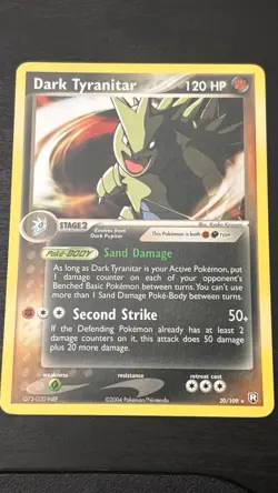 Dark Tyranitar - 20/109 - Pokemon Team Rocket Returns Non Holo Rare - Image 1