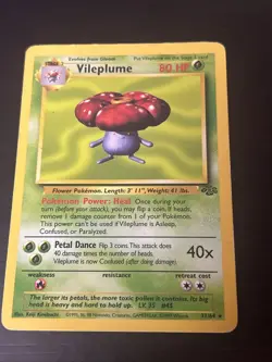 POKEMON JUNGLE UNLIMITED VILEPLUME NONHOLO 31/64 #2 - Image 1