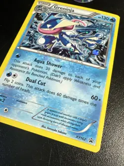 Pokemon TCG Greninja XY162 Black Star Promo Cosmos Holo 2016 LP/NM - Image 2