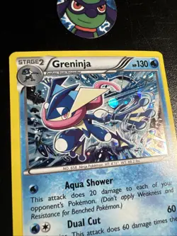 Pokemon TCG Greninja XY162 Black Star Promo Cosmos Holo 2016 LP/NM - Image 3