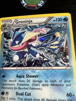 Pokemon TCG Greninja XY162 Black Star Promo Cosmos Holo 2016 LP/NM - Image 4