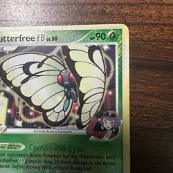 Pokemon Butterfree FB 17/147 (League Promo) Reverse Holo SP MP - Image 3