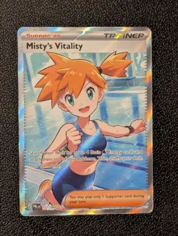 Misty's Vitality Full Art Holo 111/084 PItch Black NM English - Image 1