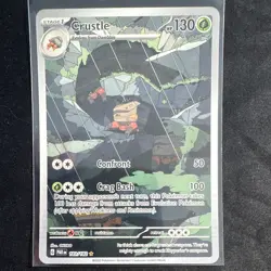 Pokemon TCG Crustle 183/182 Paradox Rift Illustration Rare Holo 130 HP EN 2023 - Image 1