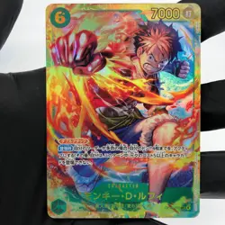 One Piece Card Luffy OP13-118 SEC Holo Japanese [Mint] - Image 2