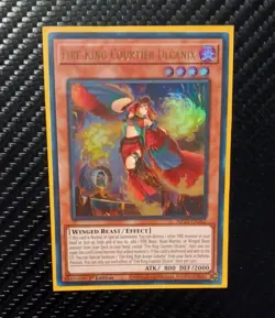YUGIOH: 1x Fire King Courtier Ulcanix MP25-EN262 Ultra Rare 2025 Mega-Pack - Image 1