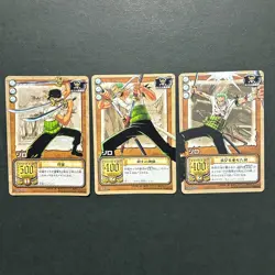 S7943 Zoro Japanese One Piece Card Game Vintage Retro Cards YJ12 - Image 1