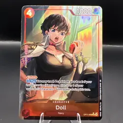 One Piece Doll OP11-008 Alt Art R Foil - Fish of Divine Speed NM ENGLISH - Image 1