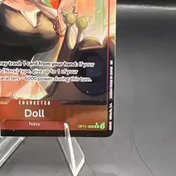 One Piece Doll OP11-008 Alt Art R Foil - Fish of Divine Speed NM ENGLISH - Image 4