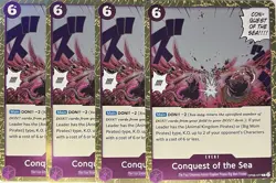 Conquest Of The Sea R OP08-077 - Two Legends - One Piece TCG (Playset) - Image 1
