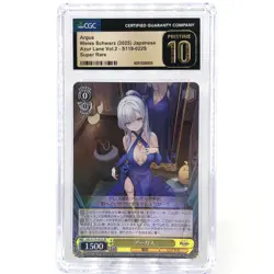 CGC 10 Pristine Weiss Schwarz Card Argus S119-022S SR Azur Lane Vol.02 [10] - Image 1