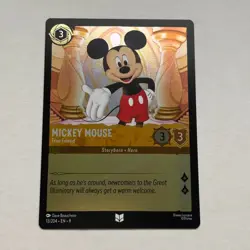 Mickey Mouse 13/204 Disney Lorcana Fabled Uncommon Cold Foil Card NM - Image 1