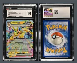 Jolteon ex 030/131 Prismatic Evolutions CGC 10 Gem Mint Pokemon Card Graded - Image 1