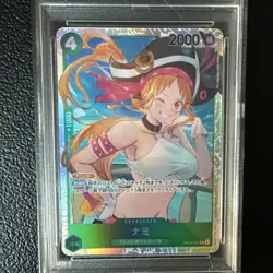 2025 ONE PIECE JAPANESE OP14-THE AZURE SEA'S SEVEN #031 NAMI PSA 10 - Image 3