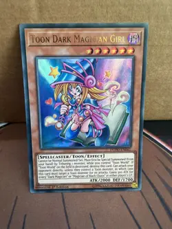 Toon Dark Magician Girl DUPO-EN041 Ultra Rare 1st Edition Near Mint Yugioh - Image 1