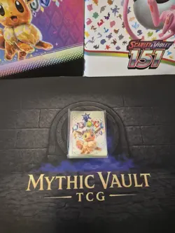 Pokemon TCG Prismatic Evolutions ETB Card Sleeves Sealed - Image 1