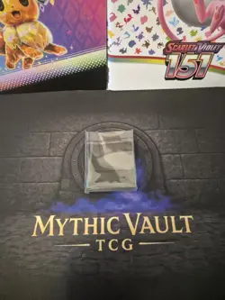 Pokemon TCG Prismatic Evolutions ETB Card Sleeves Sealed - Image 2