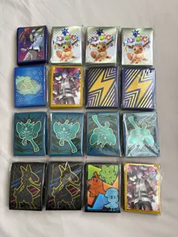 Pokemon ETB Card Sleeves Bundle 65 Sleeves x 16 New Sealed Pokemon TCG - Image 1