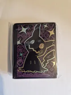Pokemon TCG Paldean Fates ETB Mimikyu Card Sleeves Standard Size, 65-Card Pack - Image 1