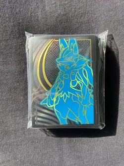 Pokemon TCG 65x Mega Lucario Card Sleeves Sealed From Mega Evolution ETB - Image 1