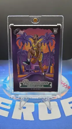 2024-25 Panini One And One Bronny James Jr. #26 RC Rookie Downtown Case Hit SSP - Image 1