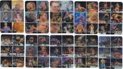 (Full Set of 32 Checklist Cards) 2005 WWE ANIMOTION LENTICULAR (Italy Exclusive) - Image 3
