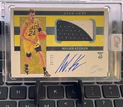 2022-23 Walker Kessler Panini One And One RC #RJA-WKS /99 Rookie Patch Auto RPA - Image 1