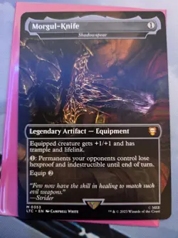 Morgul-Knife Shadowspear 0353 NM Lord of the Rings MTG - Image 1