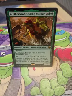 Wizards of the Coast MTG TMT Leatherhead, Swamp Stalker Rare 0117 EN - Image 1