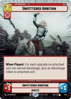1x Unfettered Ambition - Hyperspace MTG - Ashes of the Empire - NM-Mint - Image 1