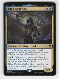 The Scarab God 120 Mythic Commander: Aetherdrift Magic: The Gathering Near Mint - Image 1