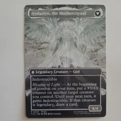 MTG Final Fantasy Venat, Heart of Hydaelyn borderless #0329 R NM never played - Image 2