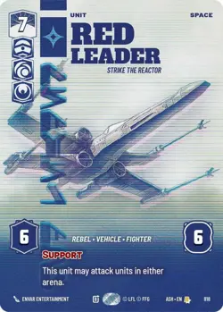 1x Red Leader - Strike the Reactor - Prestige MTG - Ashes of the Empire - NM-Min - Image 1