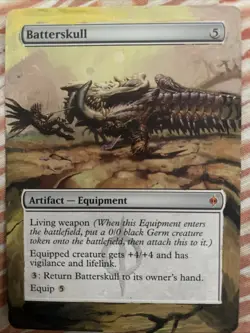 Batterskull New Phyrexia Regular Alter hand painted NM - Image 1
