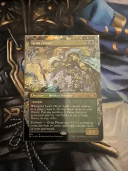 Grim Flayer - Borderless Foil - Double Masters Magic the Gathering MTG Showcase - Image 1