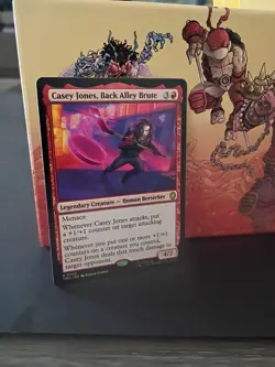 Wizards of the Coast MTG TMT Casey Jones, Back Alley Brute 0022 EN Red Regular - Image 1