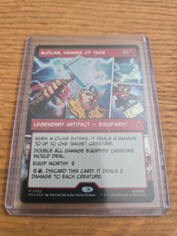 Magic: The Gathering Marvel Mjolnir, Hammer of Thor Foil Mythic Equipment #0303 - Image 1