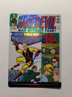 Daredevil, Man Without Fear Borderless R Marvel Super Heroes 398 NM MtG - Image 1