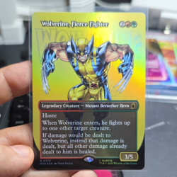 MTG Marvel Super Heroes - Wolverine, Fierce Fighter Foil EN Rare - R 0378 - Image 1