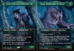 Light Play x 1 Casal, Lurkwood Pathfinder // Casal, Pathbreaker Owlbear WotC Sho - Image 1