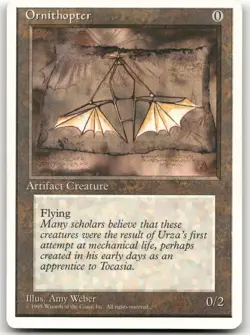 Ornithopter (LP) Fourth Edition 4ED Magic MTG - Image 1