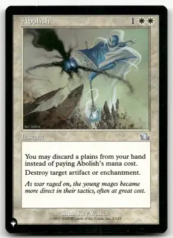 Abolish #1/143 (NM) List Reprints LIST LIST Magic MTG - Image 1