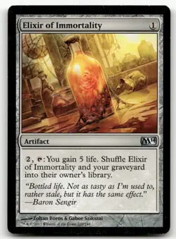 Elixir of Immortality #209 (MP) Magic 2014 M14 Magic MTG - Image 1