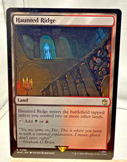 Haunted Ridge 286 MTG Dr Who Magic Gathering NM - Image 1