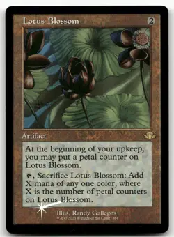 Lotus Blossom (Retro Frame) #384 (Foil) (NM) Dominaria Remastered DMR Magic MTG - Image 1