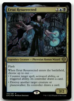 Ertai Resurrected #199 (Foil) (NM) Dominaria United DMU Magic MTG - Image 1