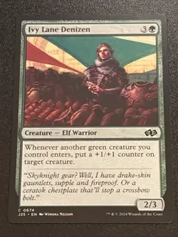 MTG Foundations Jumpstart Ivy Lane Denizen 0674 - Image 1
