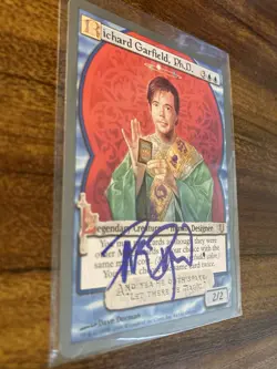 MTG✨Artist Signed RICHARD GARFIELD P.H. D.✨Unhinged NM/MINT RARE Dave Dorman Art - Image 3