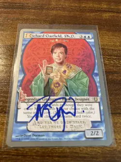 MTG✨Artist Signed RICHARD GARFIELD P.H. D.✨Unhinged NM/MINT RARE Dave Dorman Art - Image 5